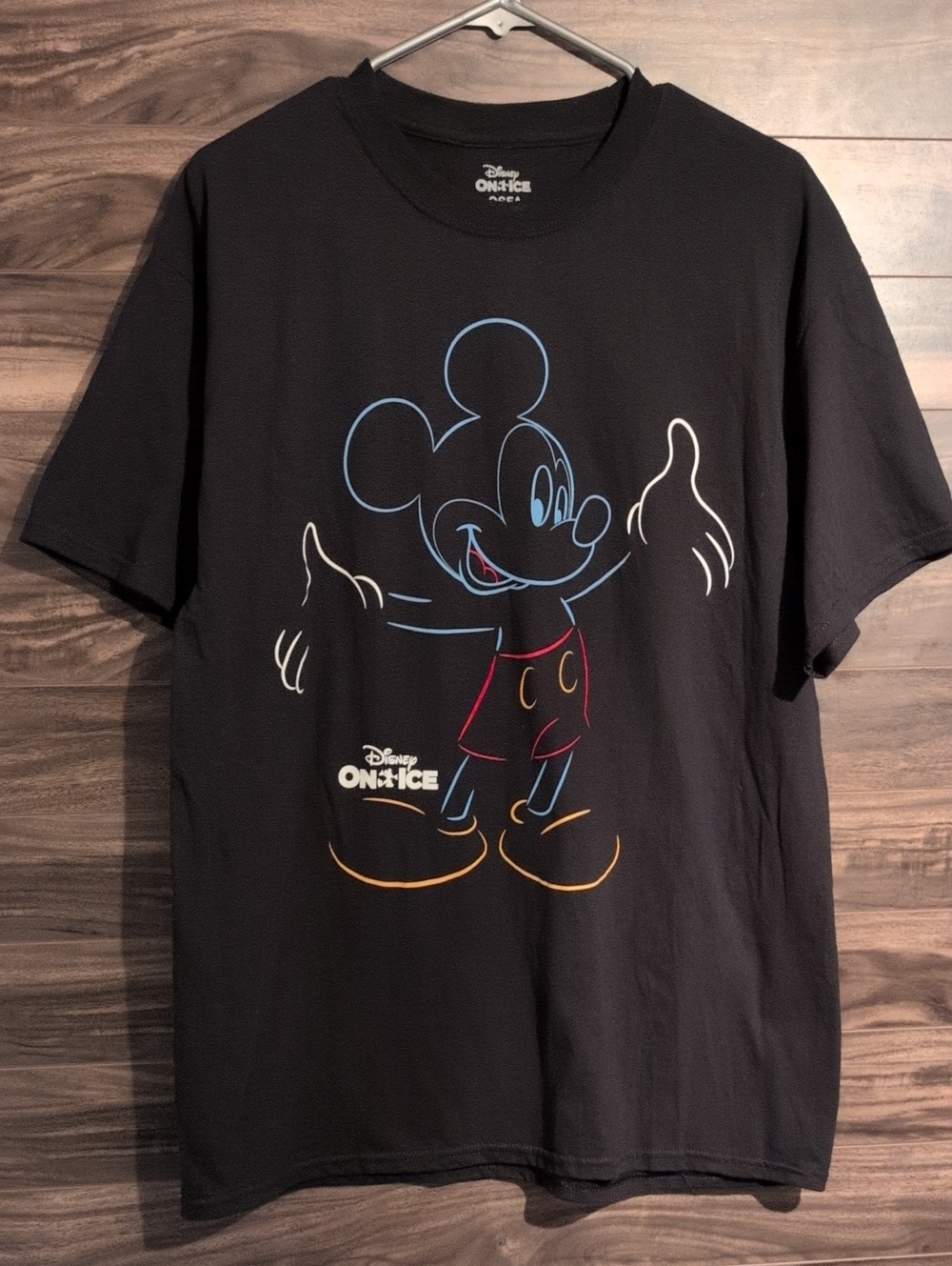 Disney On Ice Mickey Mouse Graphic T-Shirt Black - OSFA One Size Fits All